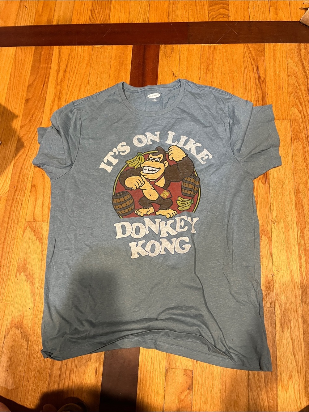 Donkey Kong Blue Graphic T-Shirt